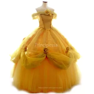 美女と野獣・ベルをイメージしたドレス