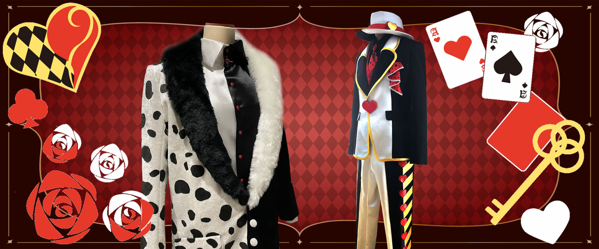 ハートの女王の手下・ジャック風の衣装